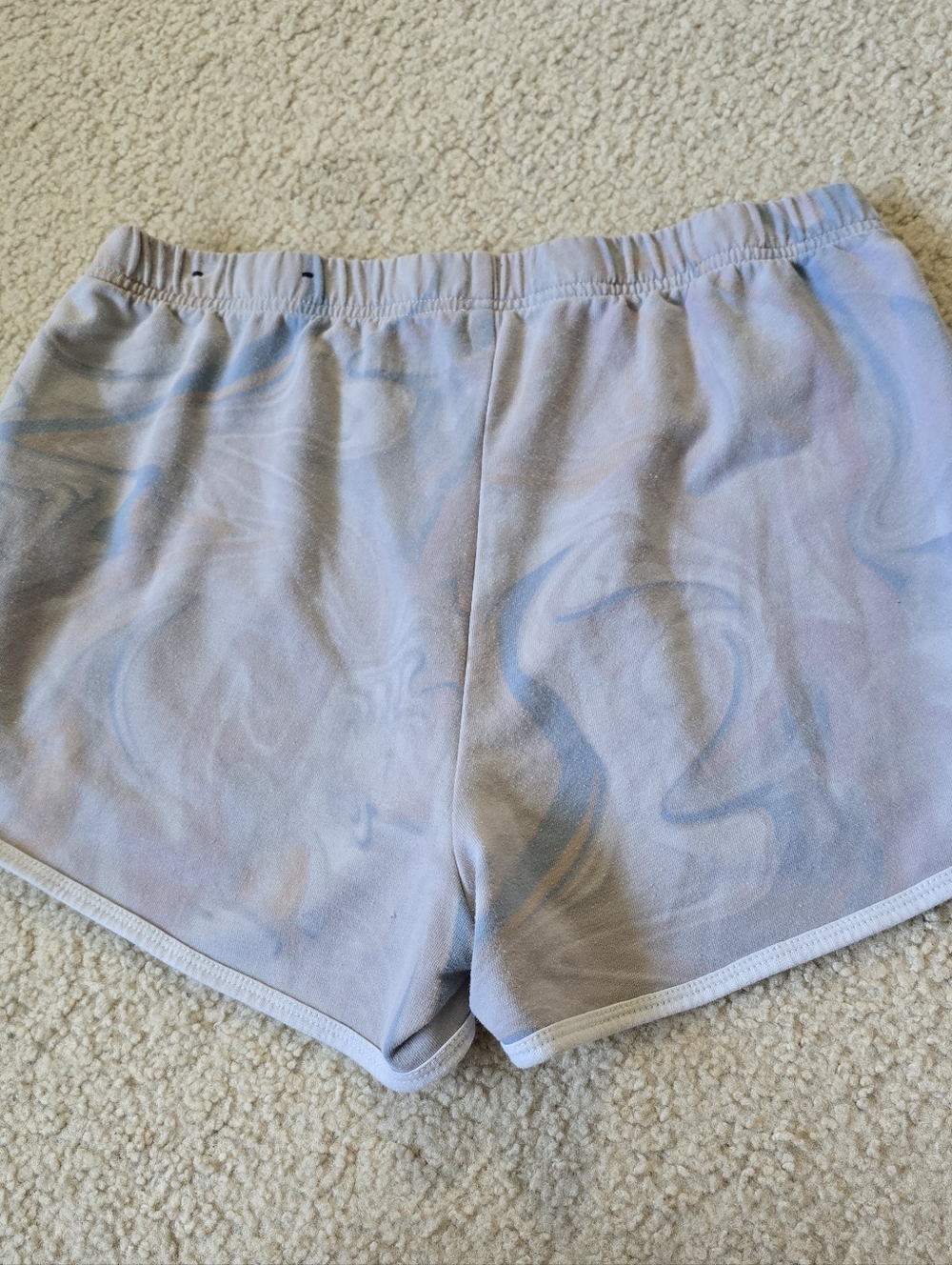 Hollister Swirl High Rise Comfy Shorts Elastic Waist Womens Size Medium - Picture 6 of 8
